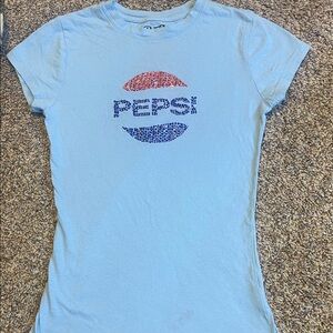 Pepsi Logo Light Blue T-Shirt